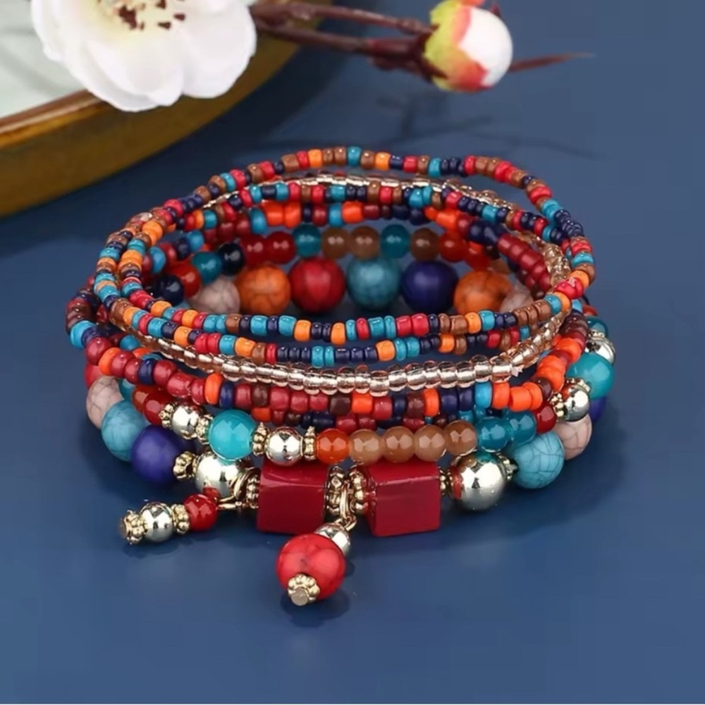 💙❤️Stackable Boho Bracelet Set💙❤️